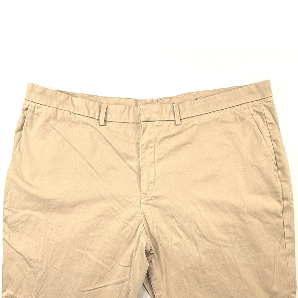 Duck Head Chino Trousers Khaki Straight Leg Flat Front Mens Size 44/34